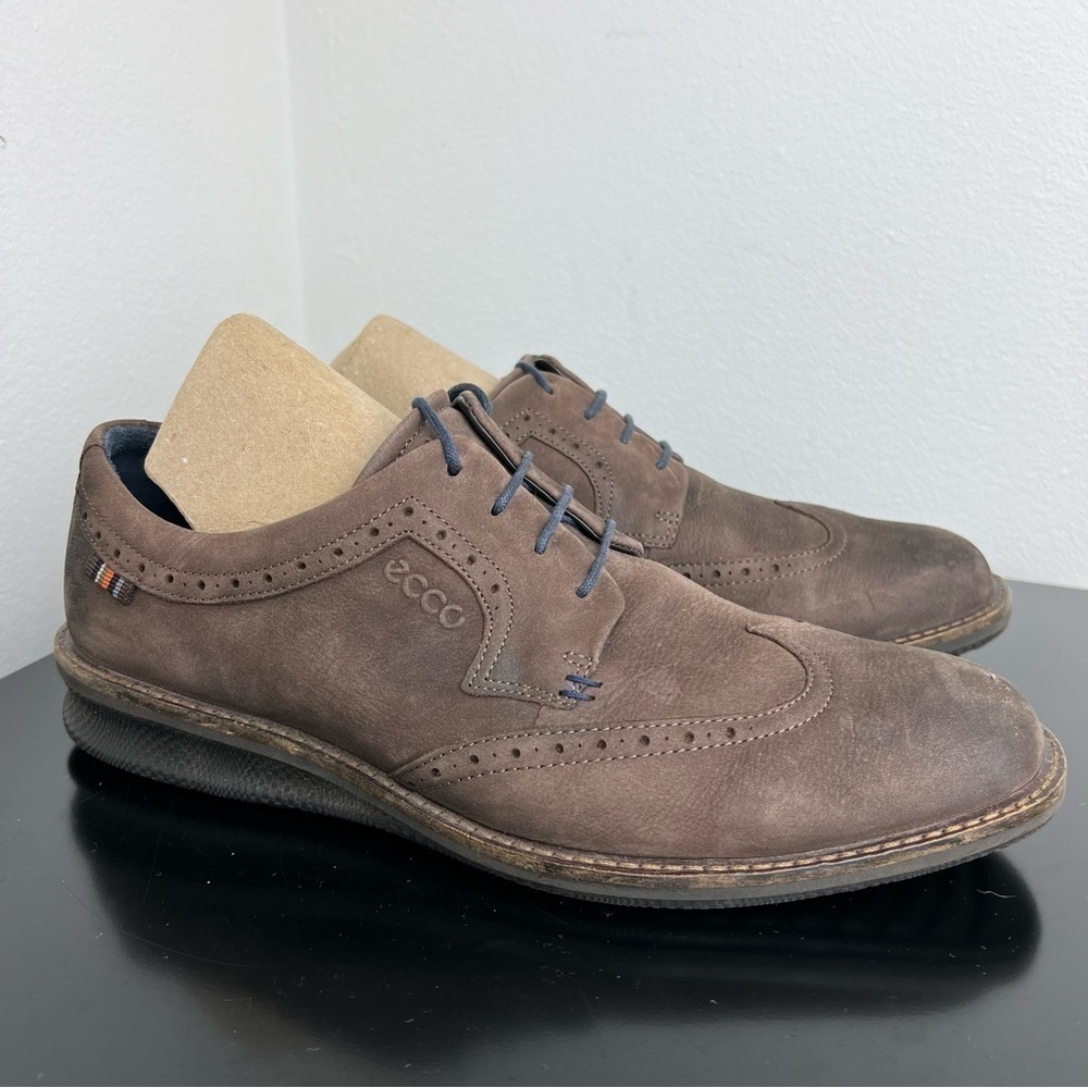 ECCO Men’s Suede Oxford Shoes